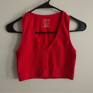 Cropped Ribbed tanks